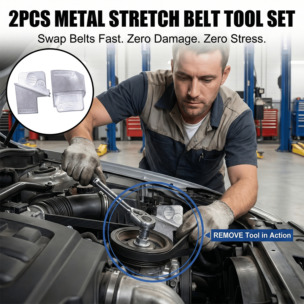 Tool kit for removing a metal tension strap