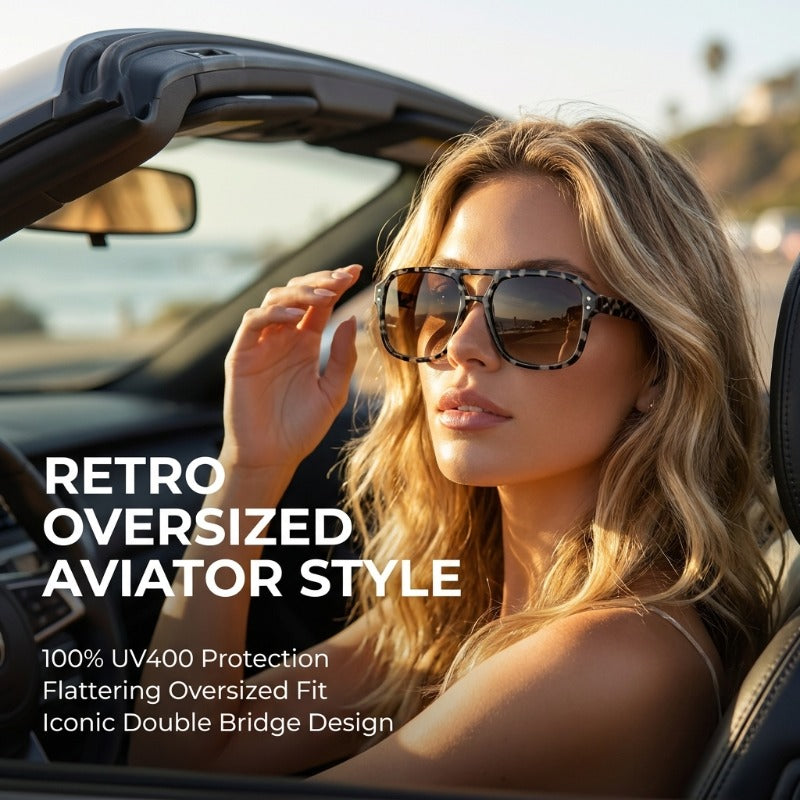 ✨🎁 Buy 1, get 1 free 🔥 Best-selling product of 2026 🕶️ Retro glasses with flat top