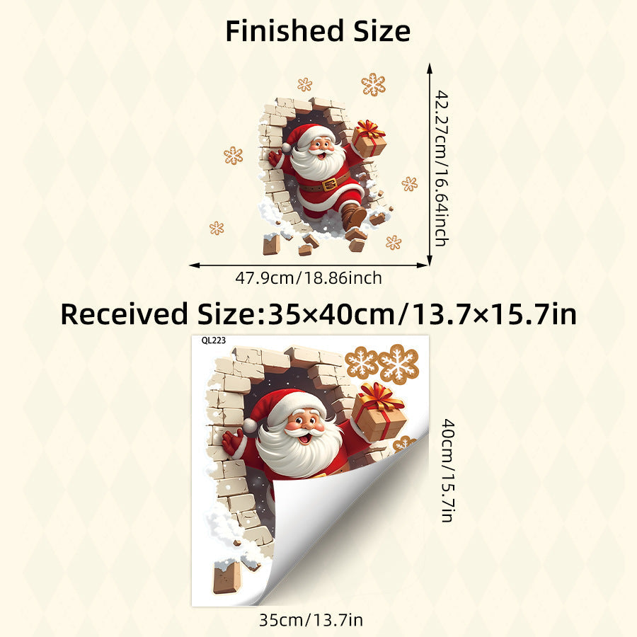 ⏳ Surprise Price: $9.99!! 🔥🎅 Creative Christmas Wall Decals