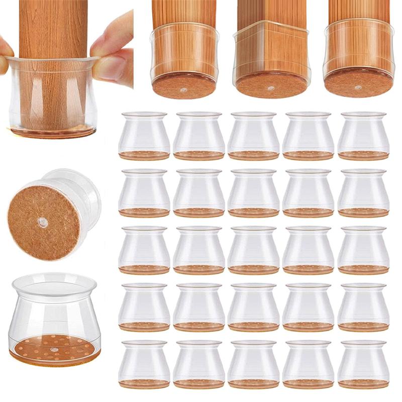 ✨ Universal Rubber Chair Leg Protectors - Suitable for all chair leg shapes, scratch-resistant and durable, the ultimate solution to protect your floors.