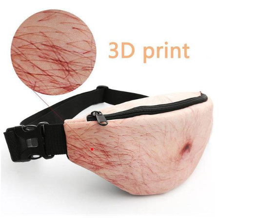 Viral Big Belly Waist Pack – Creative Anti-Theft Simulation Beer Belly Pouch