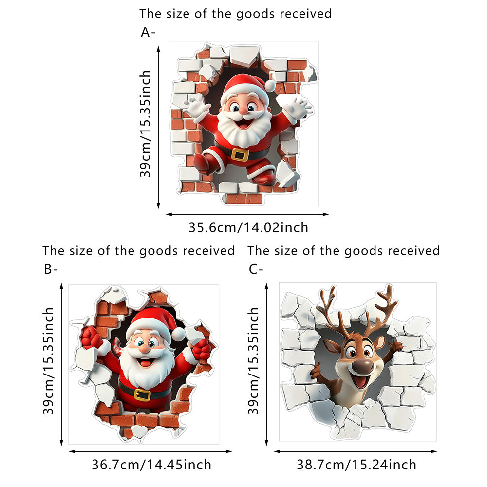 ⏳ Surprise Price: $9.99!! 🔥🎅 Creative Christmas Wall Decals