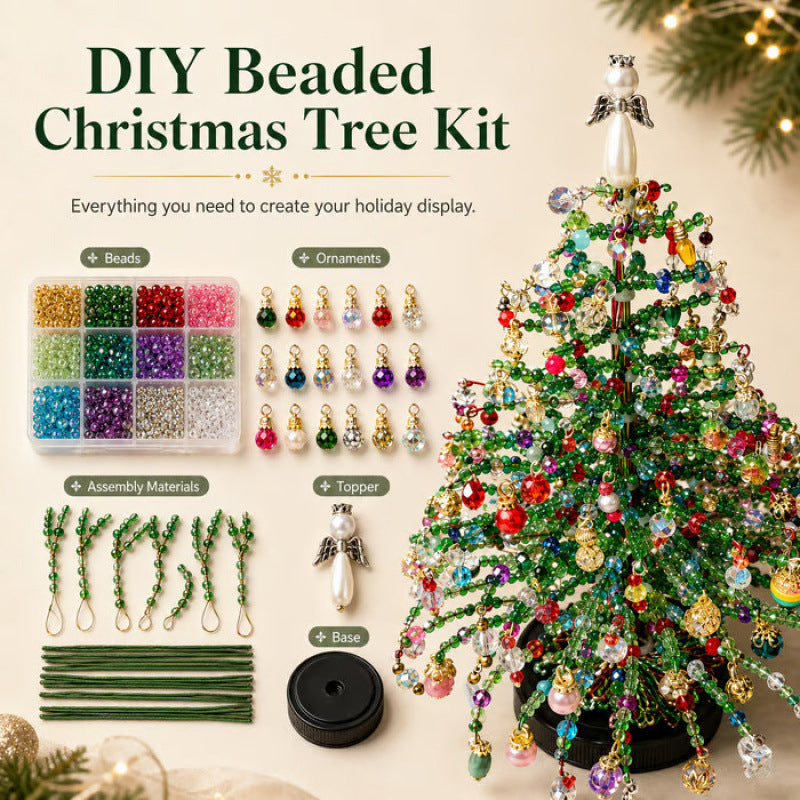 🎄✨Easy DIY Holiday Craft / Beaded Christmas Tree