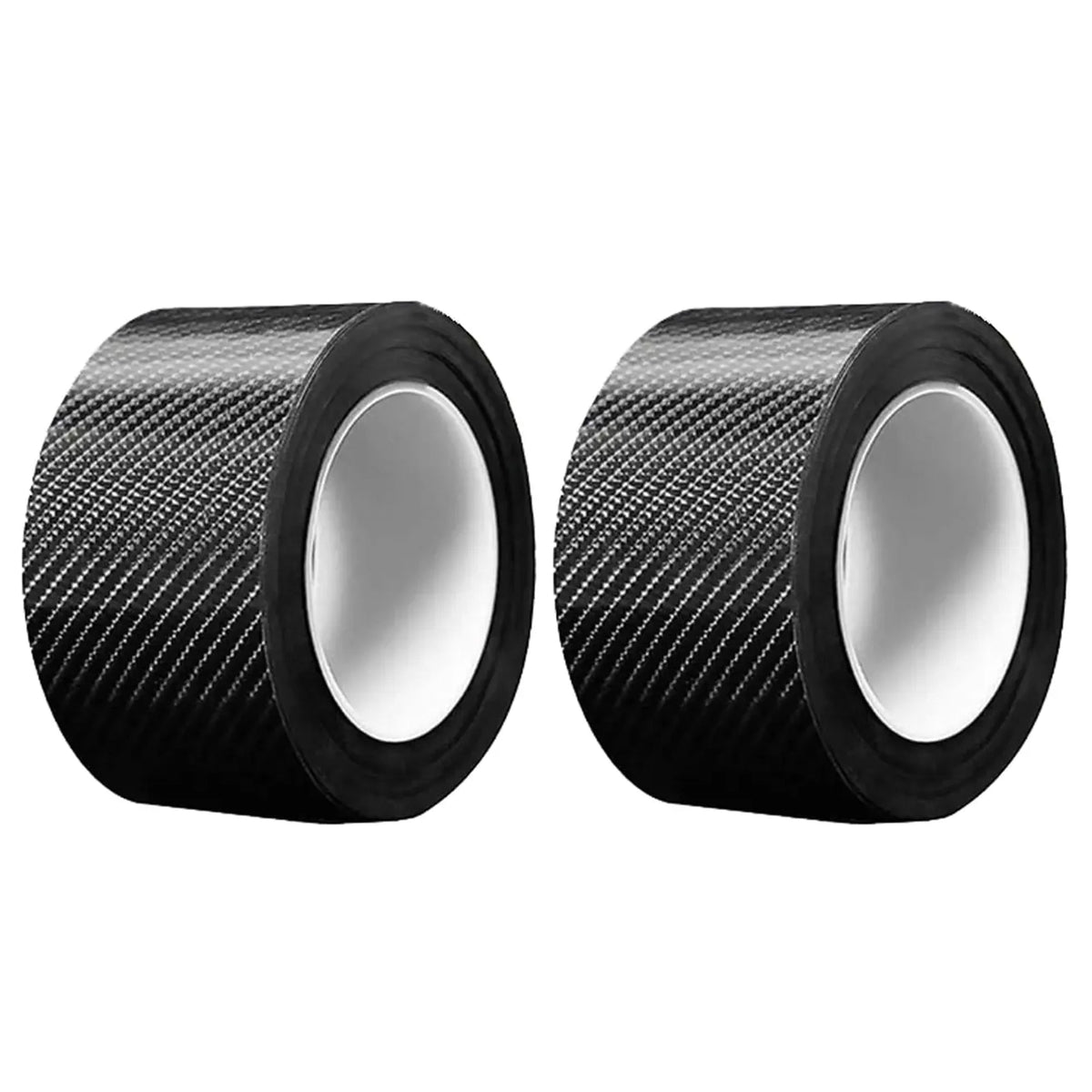 Protective film for car doors - scratch- and impact-resistant 3D carbon fiber-effect vinyl film with a self-adhesive backing