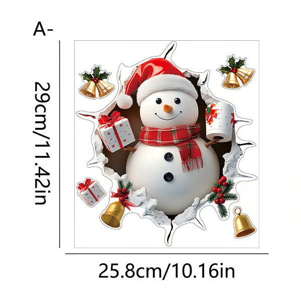 ⏳ Surprise Price: $9.99!! 🔥🎅 Creative Christmas Wall Decals