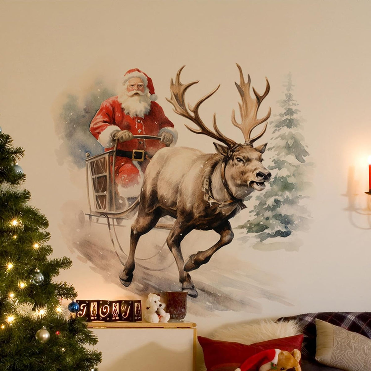 ⏳ Surprise Price: $9.99!! 🔥🎅 Creative Christmas Wall Decals