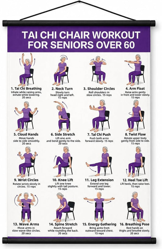 🔥 Chair Exercise Charts for Seniors