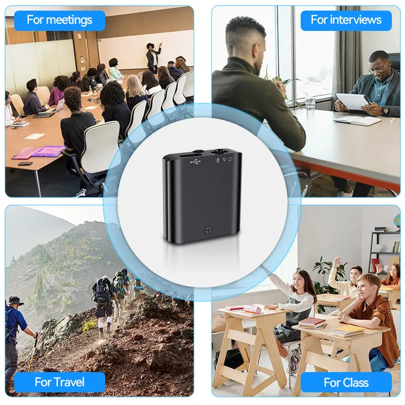 🎙️Mini Magnetic Voice Recorder One-Touch Recording