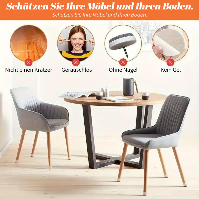 ✨ Universal Rubber Chair Leg Protectors - Suitable for all chair leg shapes, scratch-resistant and durable, the ultimate solution to protect your floors.