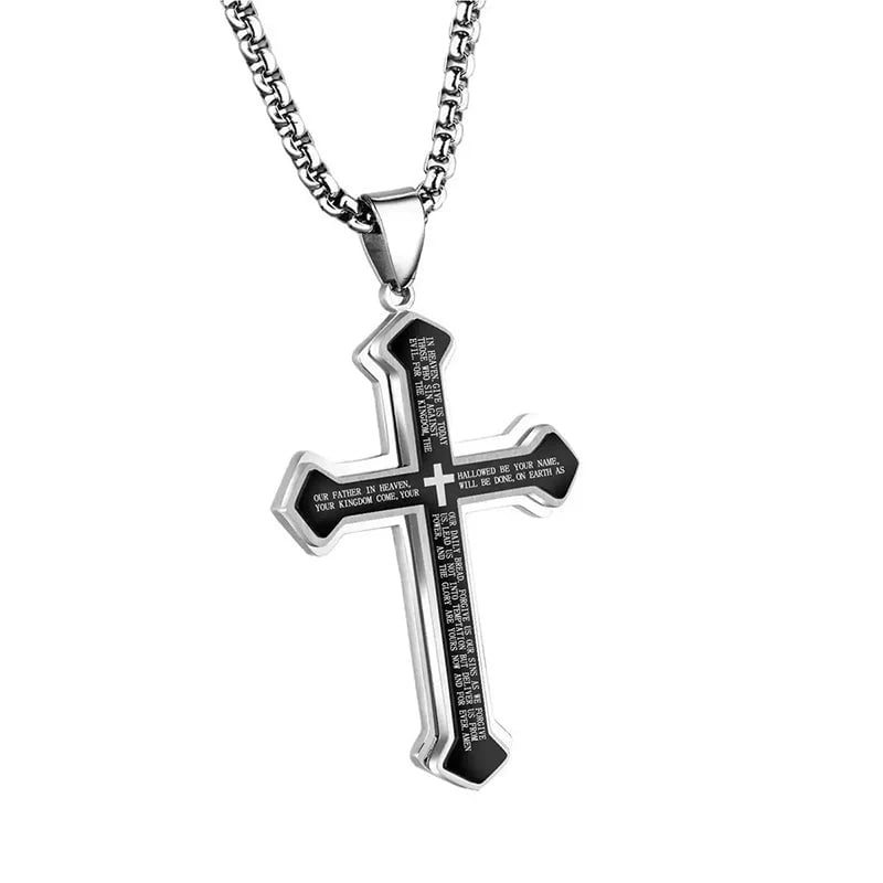 ✝️ Lord's Prayer Cross Necklace
