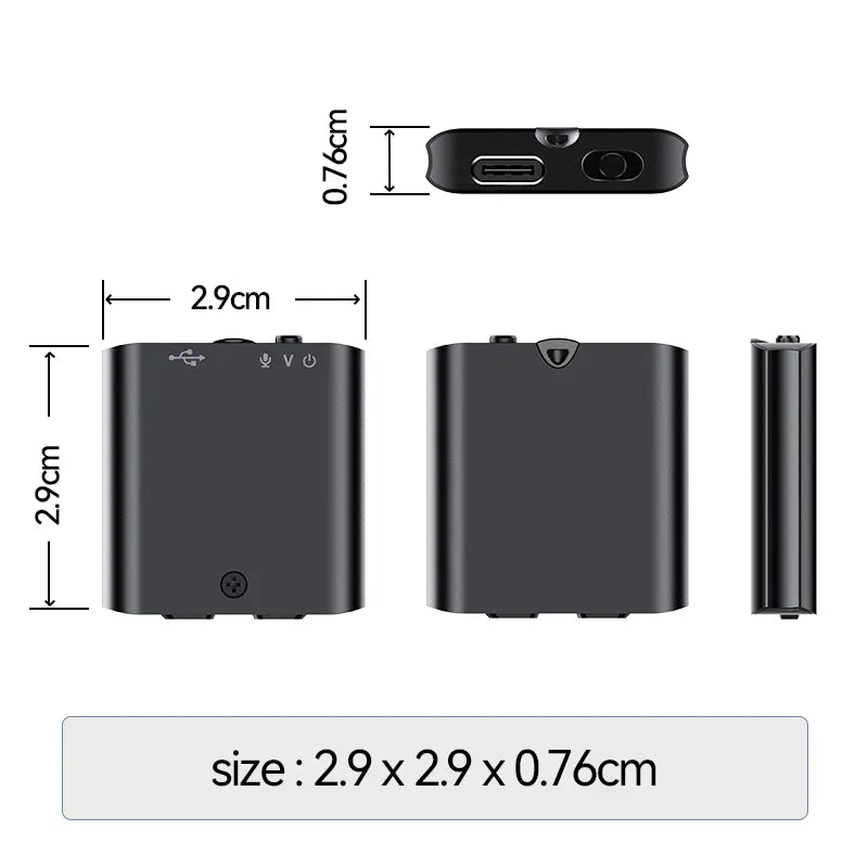 🎙️Mini Magnetic Voice Recorder One-Touch Recording