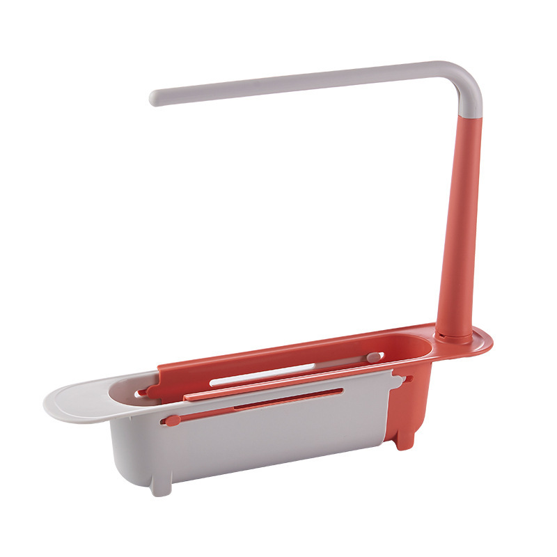 🔥✨ Adjustable Telescopic Kitchen Sink Organizer — Combines Draining, Drying, and Storage in One