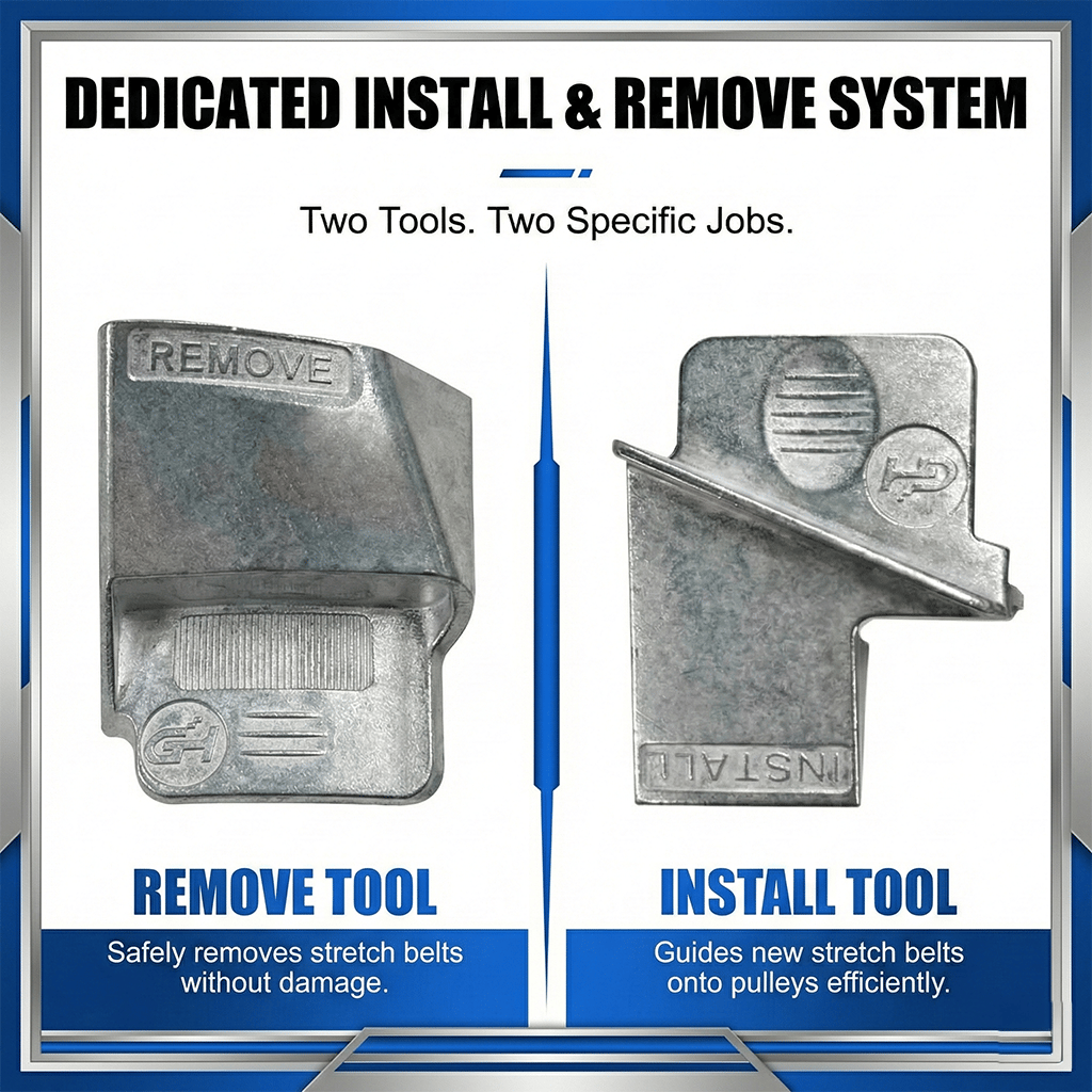 Tool kit for removing a metal tension strap
