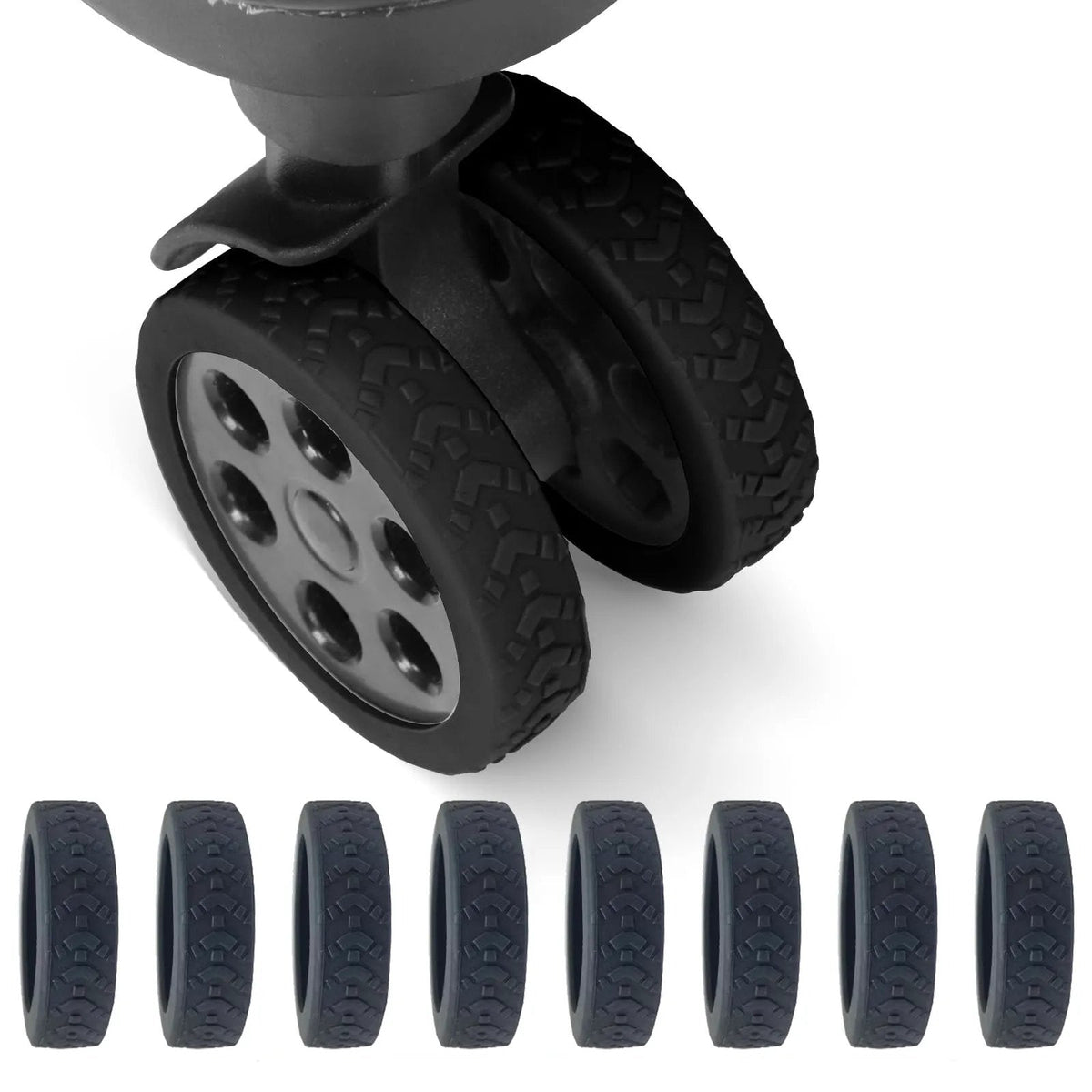 🔥🧳Luggage Suitcase Wheels Protection Covers