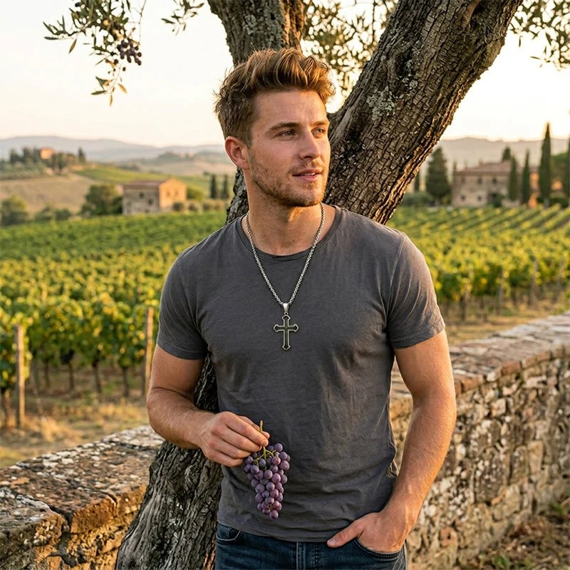 ✝️ Lord's Prayer Cross Necklace