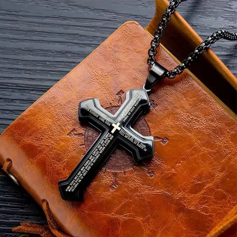 ✝️ Lord's Prayer Cross Necklace