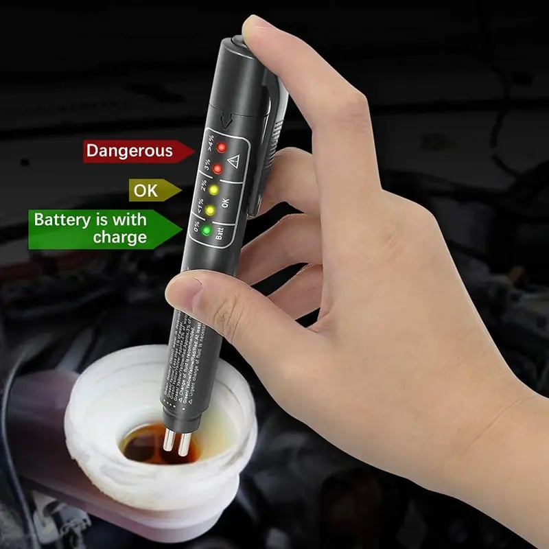 🚗 Portable test pen for brake fluid, for DOT 3 / DOT 4 / DOT 5.