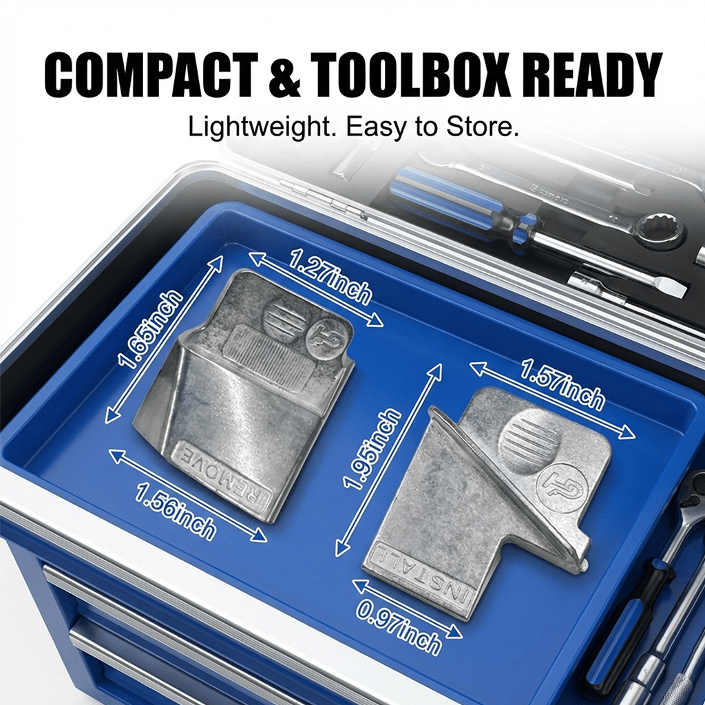 Tool kit for removing a metal tension strap