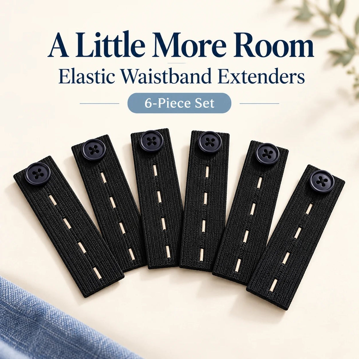 👖  Buttons for extending the elasticated waistband – Adjustable comfort