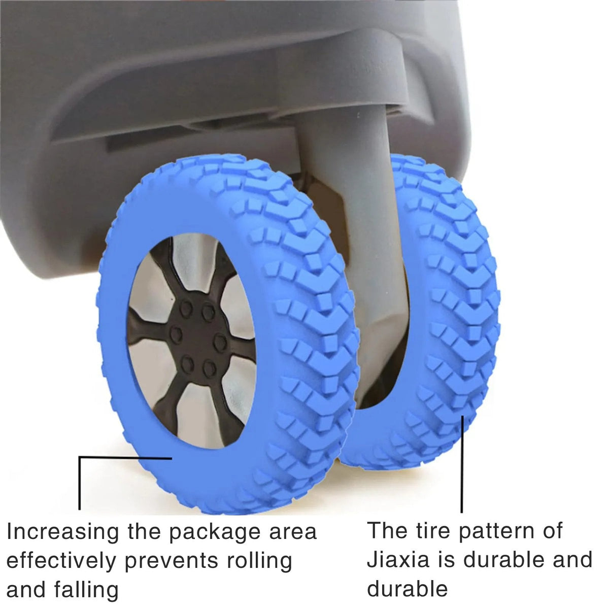 🔥🧳Luggage Suitcase Wheels Protection Covers
