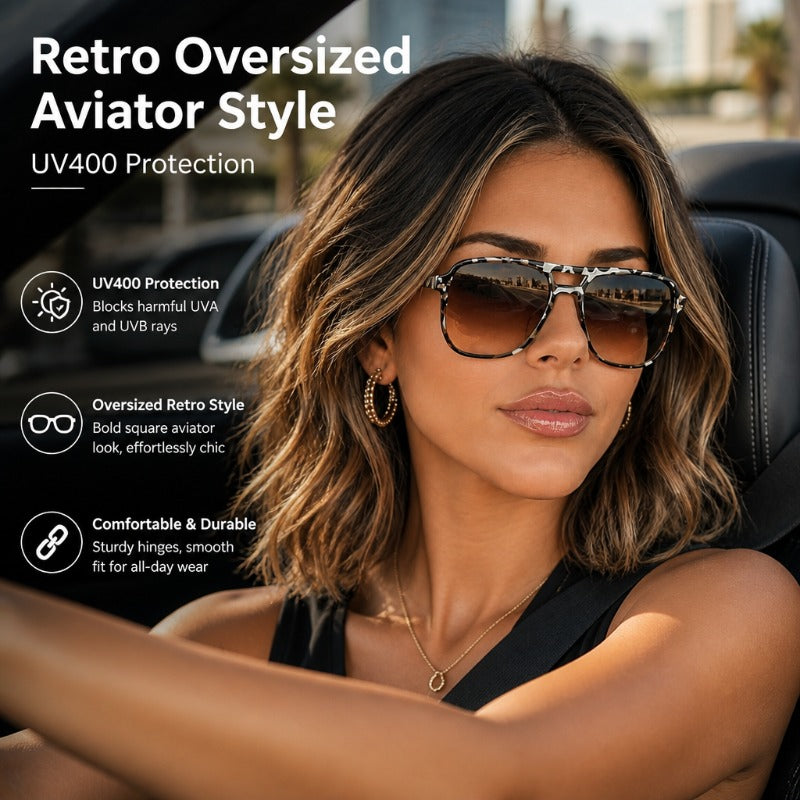 ✨🎁 Buy 1, get 1 free 🔥 Best-selling product of 2026 🕶️ Retro glasses with flat top