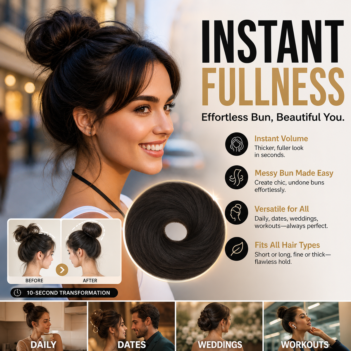 ✨🌿synthetic-messy-bun-hair-piece-for-women-curly-updo-scrunchie-extension-for-instant-volume-and-a-high-crown