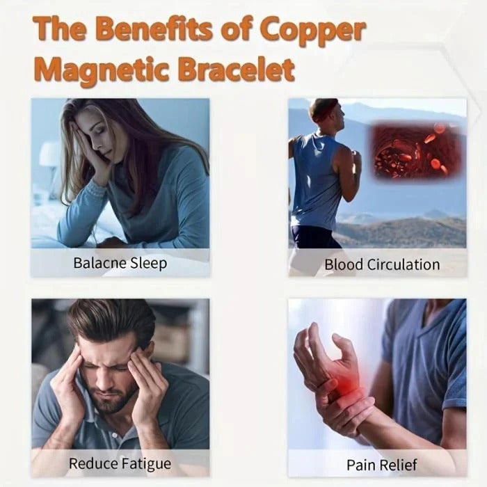 Copper Magnetic Bracelet - Relieves fatigue and promotes blood circulation