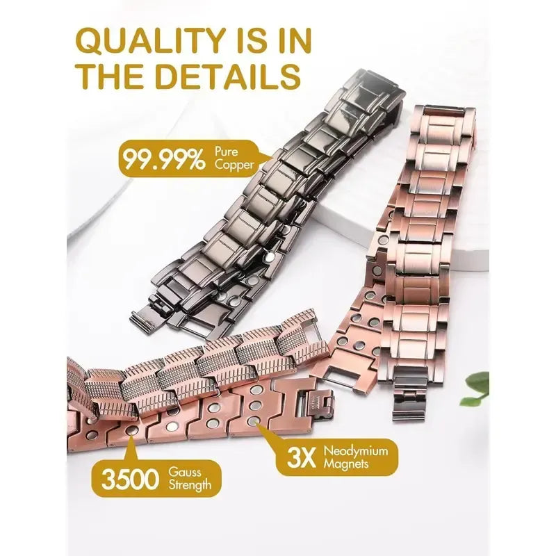 Copper Magnetic Bracelet - Relieves fatigue and promotes blood circulation