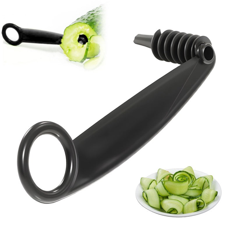 Spiral and V-Shaped Tool Duo for Fruit Decoration