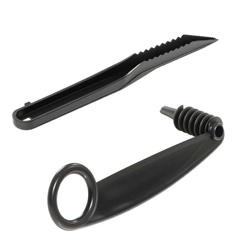 Spiral and V-Shaped Tool Duo for Fruit Decoration