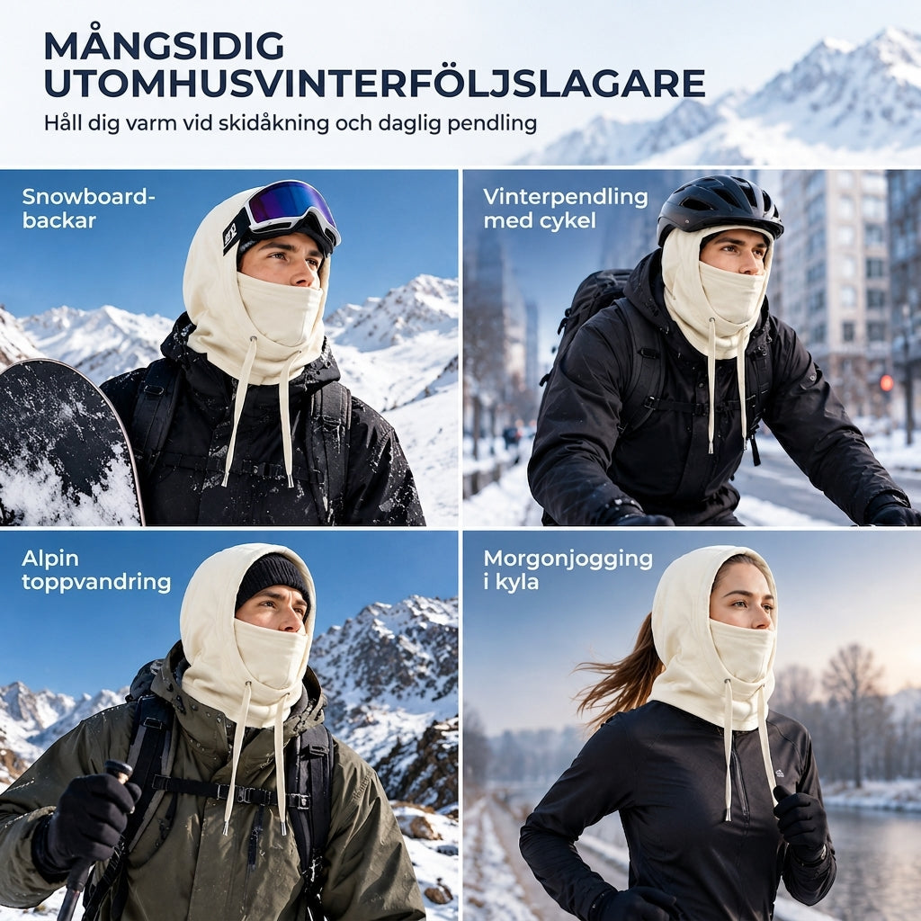 🥶 Fleece balaclava – complete protection for the face and neck during outdoor activities in winter